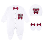 Crown Jewels Layette 3-Piece Gift Set for Newborn Baby Boys LILAX