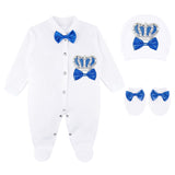 Crown Jewels Layette 3-Piece Gift Set for Newborn Baby Boys LILAX