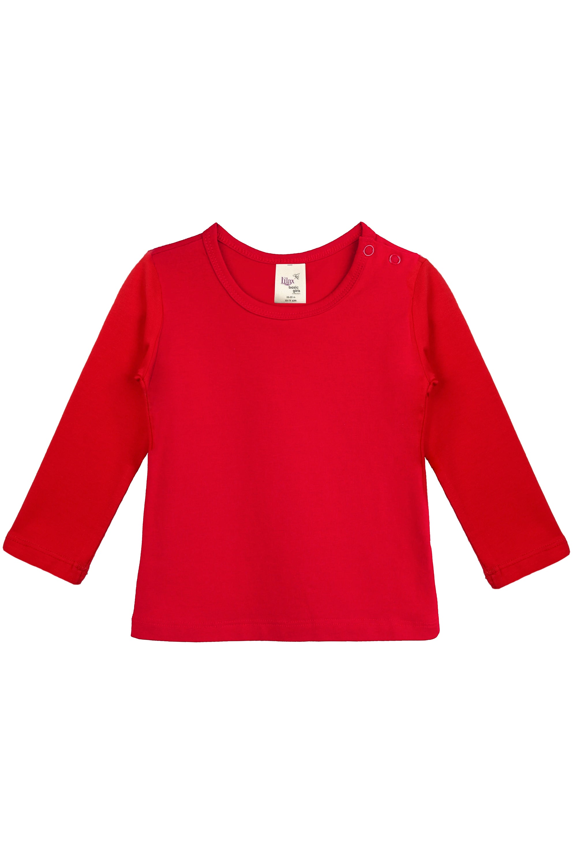 Baby Girls' Basic Long Sleeve Round Neck T-Shirt / 12 to 24 Months