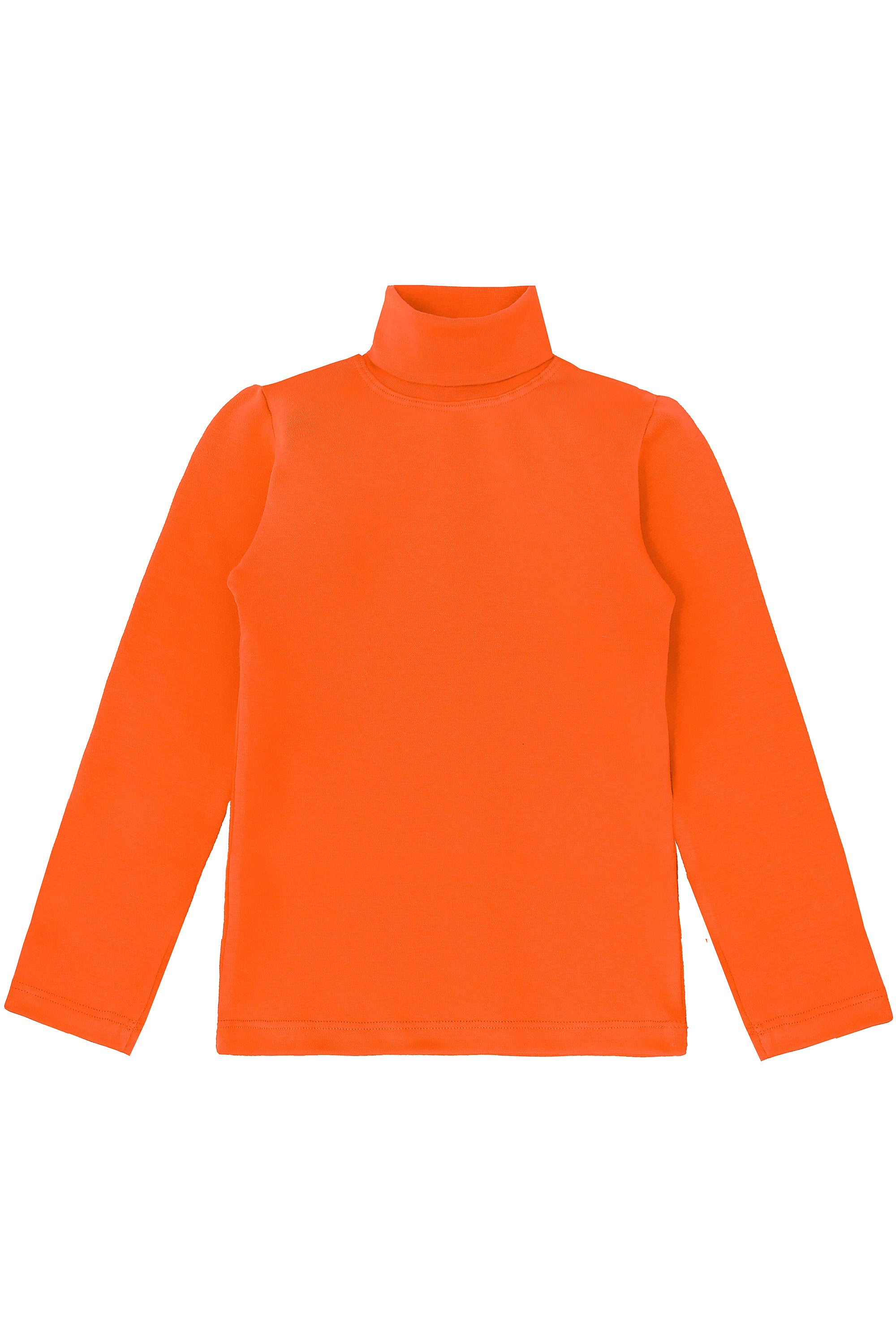 Girls' Solid Cotton Shirt Basic Long Sleeve Turtleneck T-Shirt / 9 to 12 Years LILAX