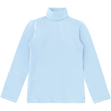 Girls' Solid Cotton Shirt Basic Long Sleeve Turtleneck T-Shirt / 5 to 8 Years LILAX