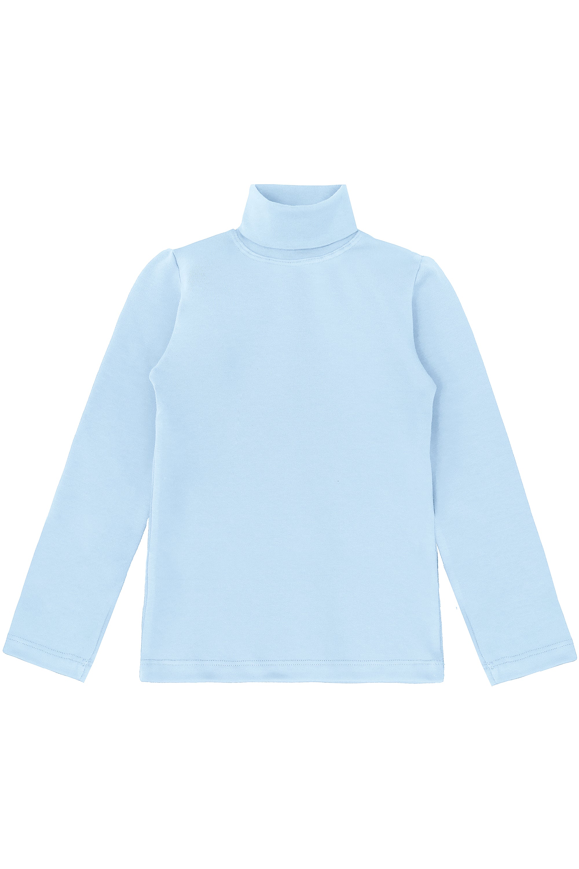 Girls cotton basic solid turtleneck t-shirt; best for baby girl clothes & christmas gift ideas