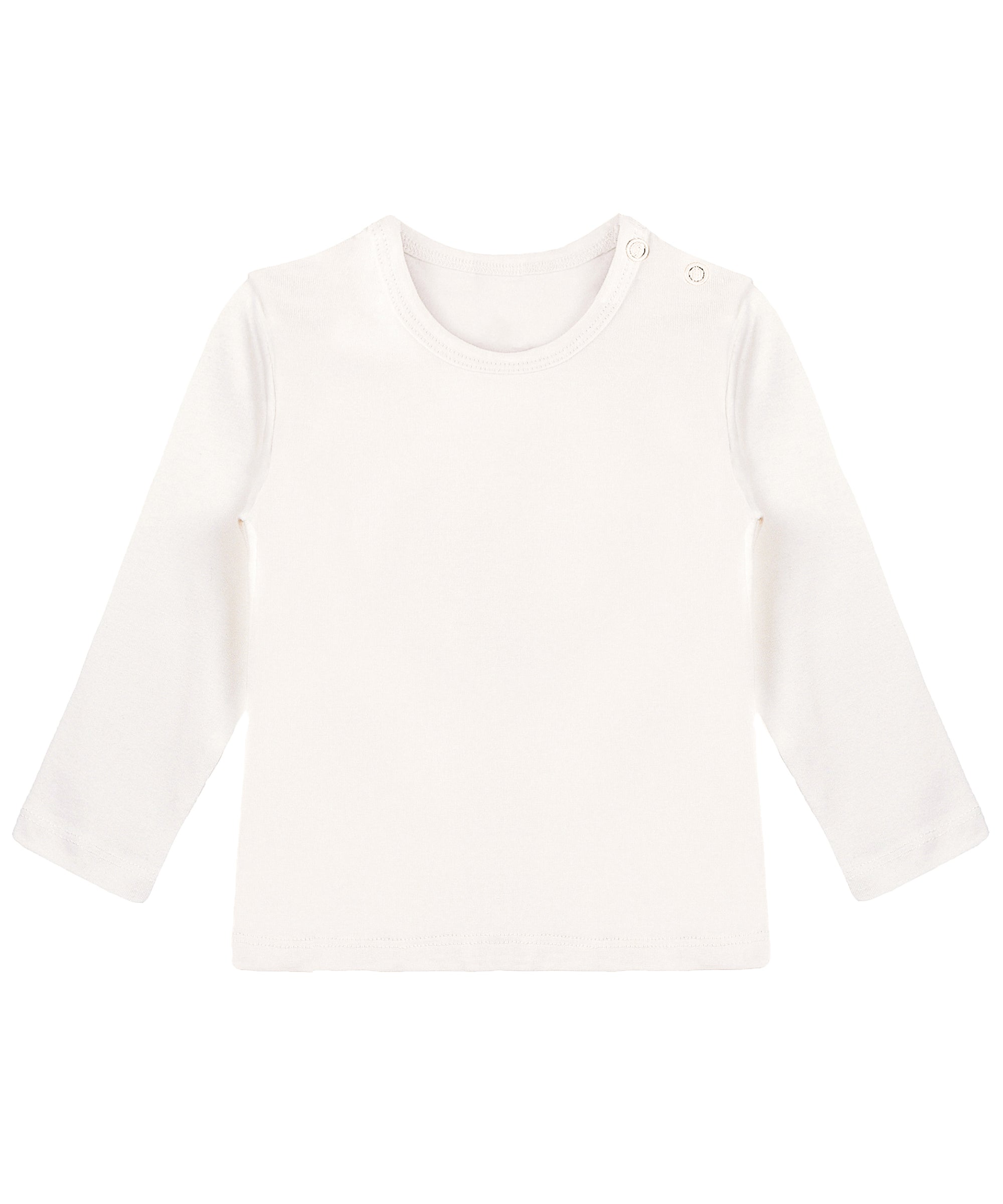 Girls cotton basic solid crewneck long sleeve t-shirt; perfect for baby girl clothes & christmas gift ideas