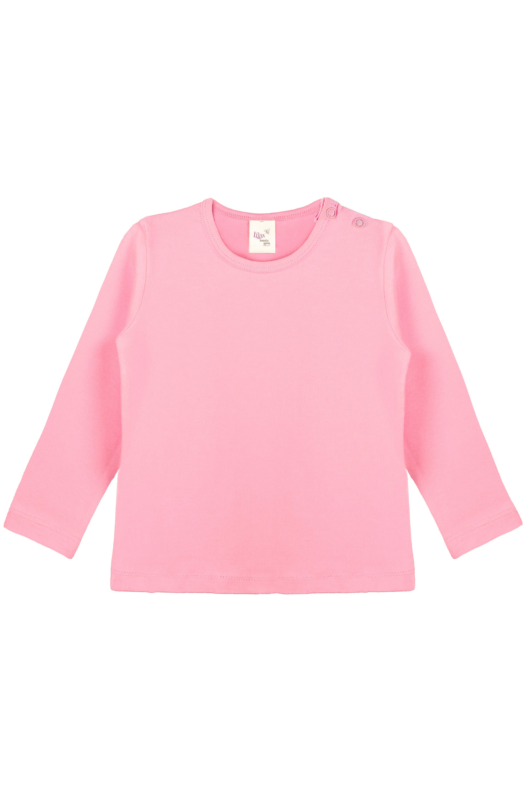 Baby Girls' Basic Long Sleeve Round Neck T-Shirt / 6 to 12 Months LILAX