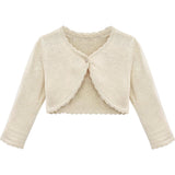 Baby Girls' Knitted Bolero Cardigan