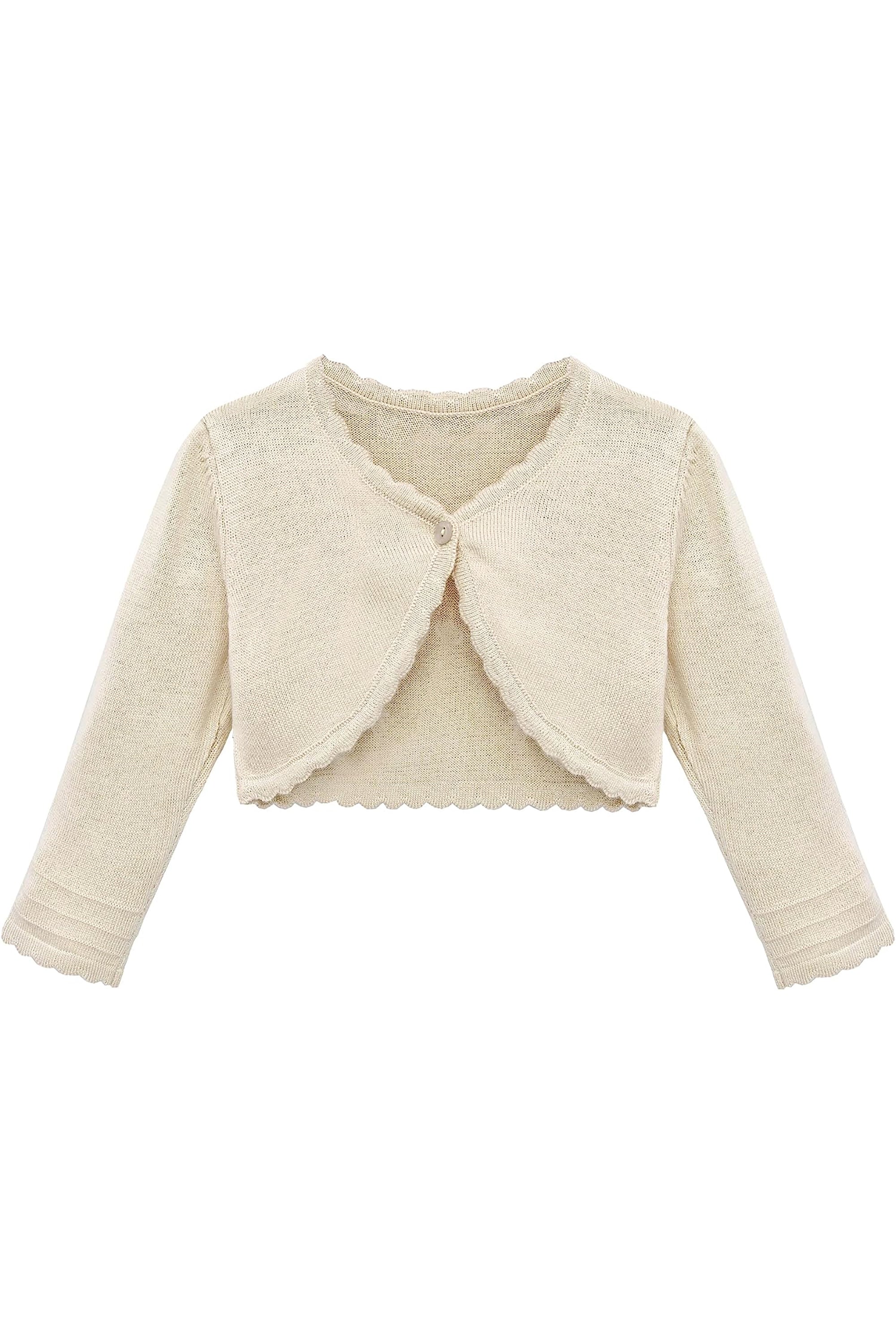 Baby Girls' Knitted Bolero Cardigan