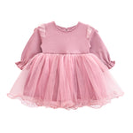 Princess Dress for Baby Girl with Long Sleeve Butterfly Wing and Tulle Perfect for Parties LILAX