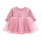 Princess Dress for Baby Girl with Long Sleeve Butterfly Wing and Tulle Perfect for Parties LILAX