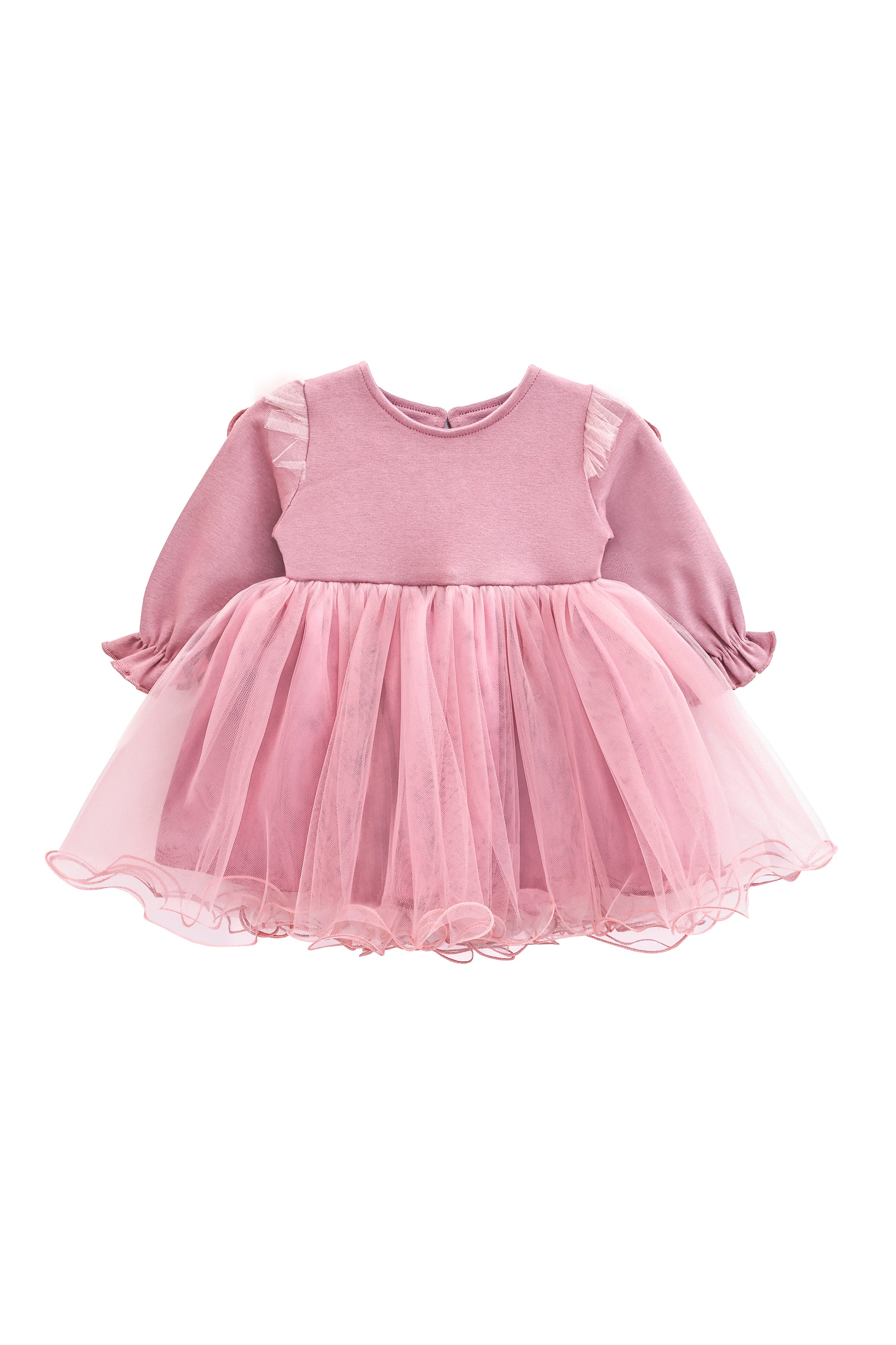 Princess Dress for Baby Girl with Long Sleeve Butterfly Wing and Tulle Perfect for Parties LILAX