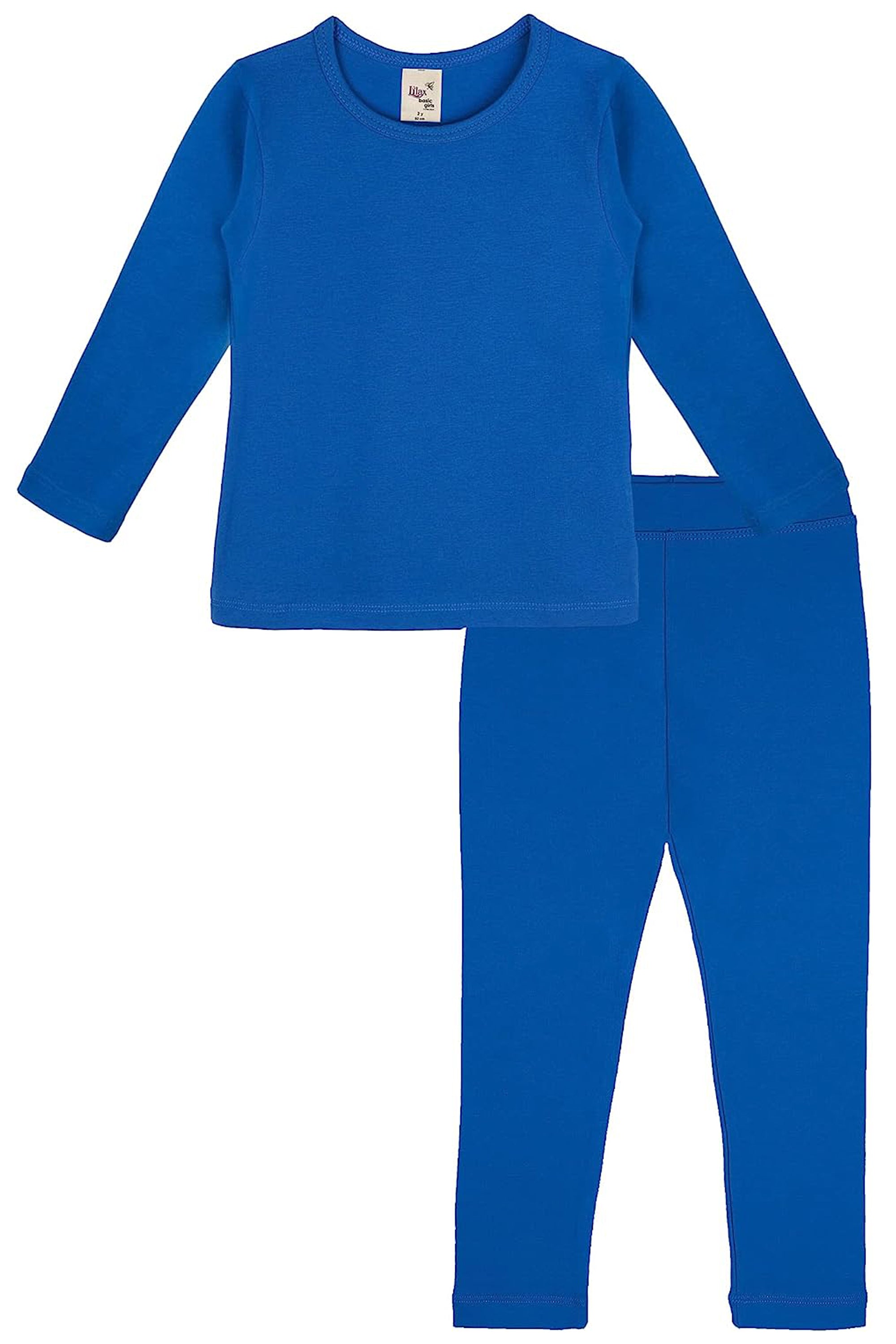 Long Sleeve Shirts and Leggings Set 6-9 Years lilax