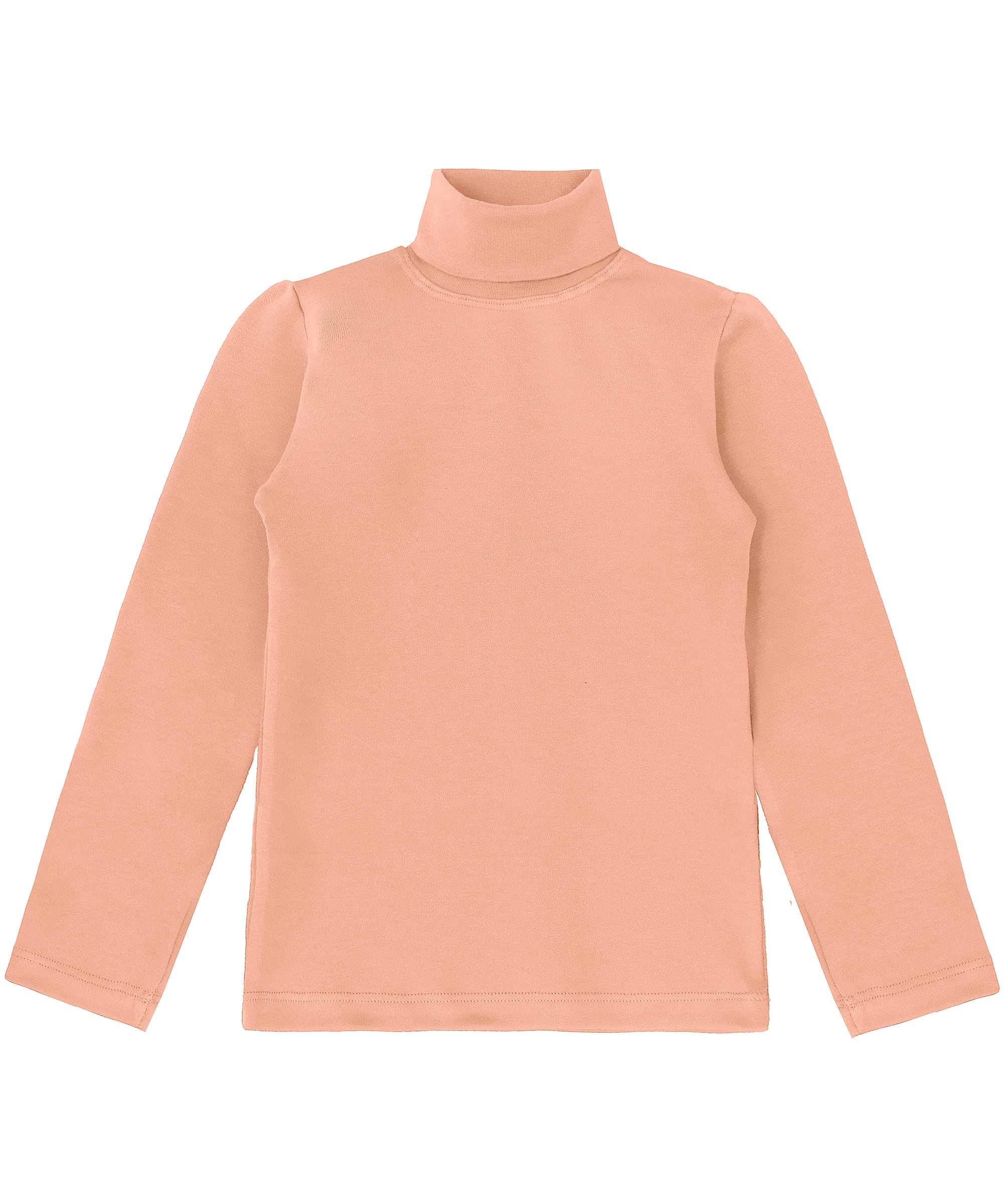 Girls cotton basic solid turtleneck t-shirt; best for baby girl clothes & christmas gift ideas