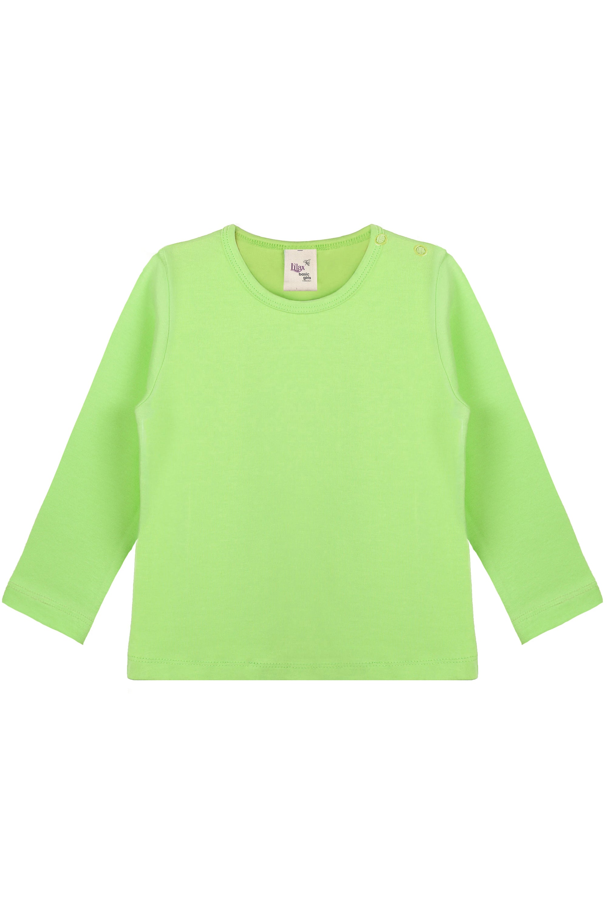 Baby Girls' Basic Long Sleeve Round Neck T-Shirt / 6 to 12 Months LILAX