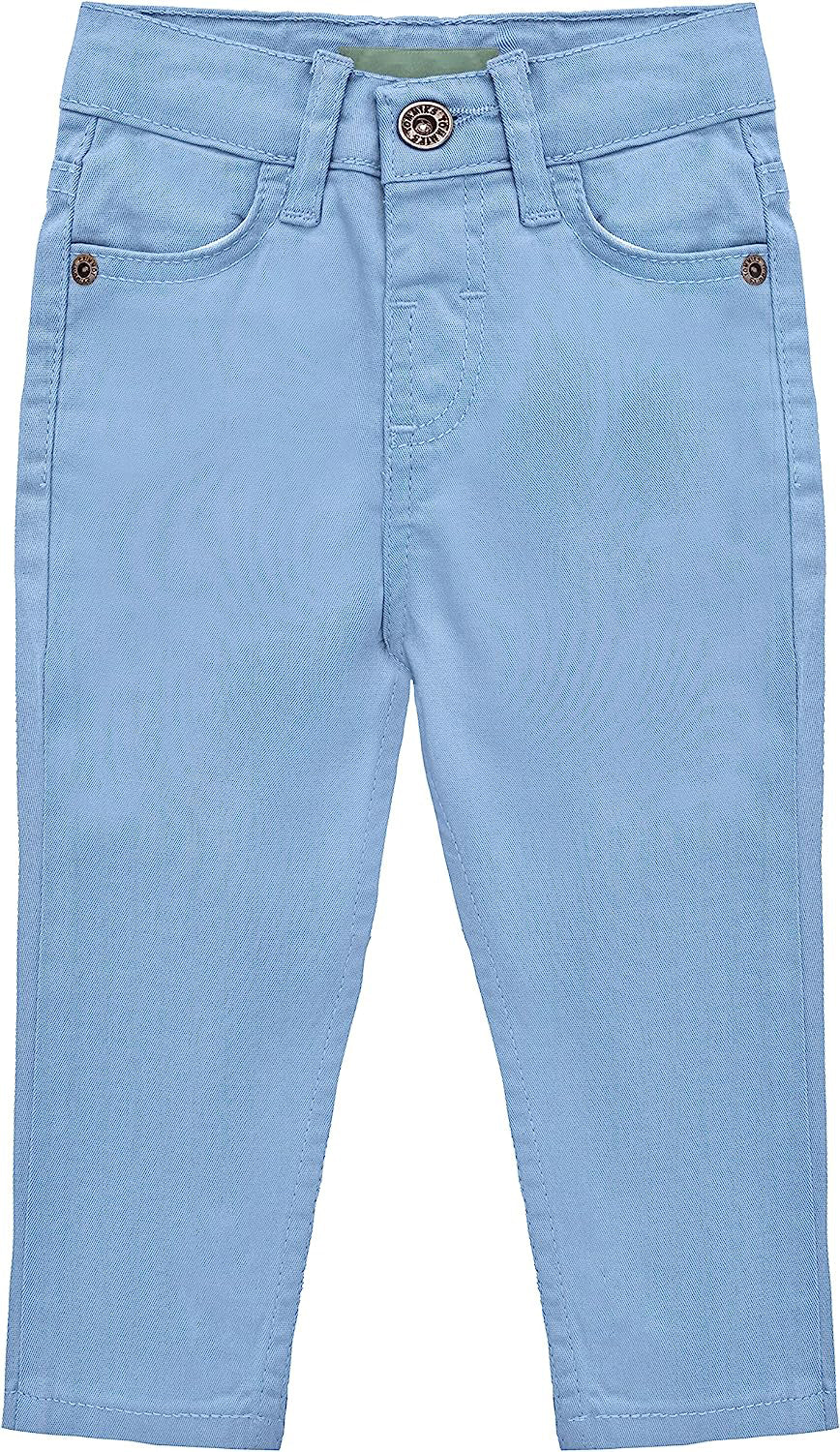 Little & Youth Boys' Chino Pants - Stretchy Cotton Pull-On Pants LILAX