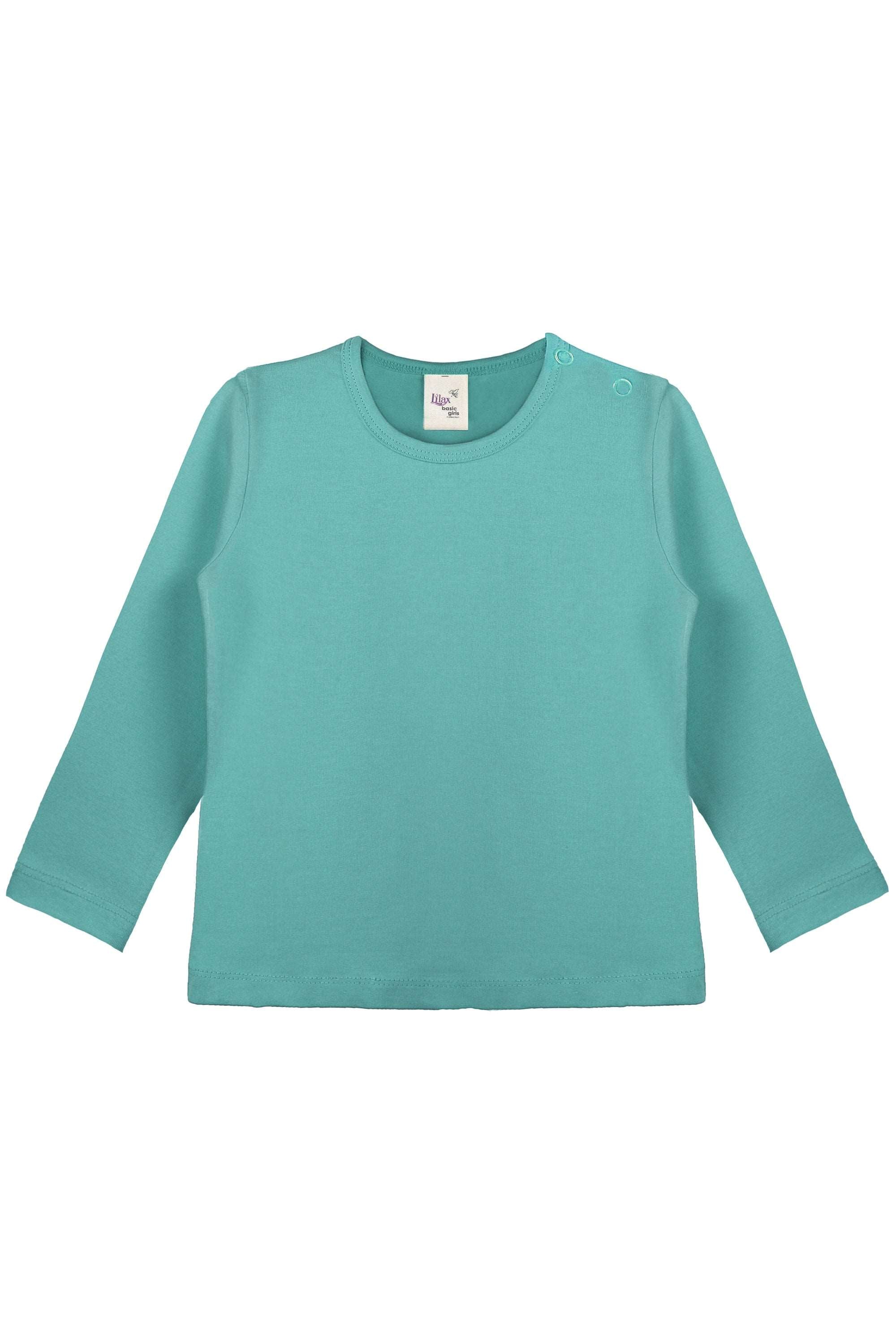 Baby Girls' Basic Long Sleeve Round Neck T-Shirt / 12 to 24 Months