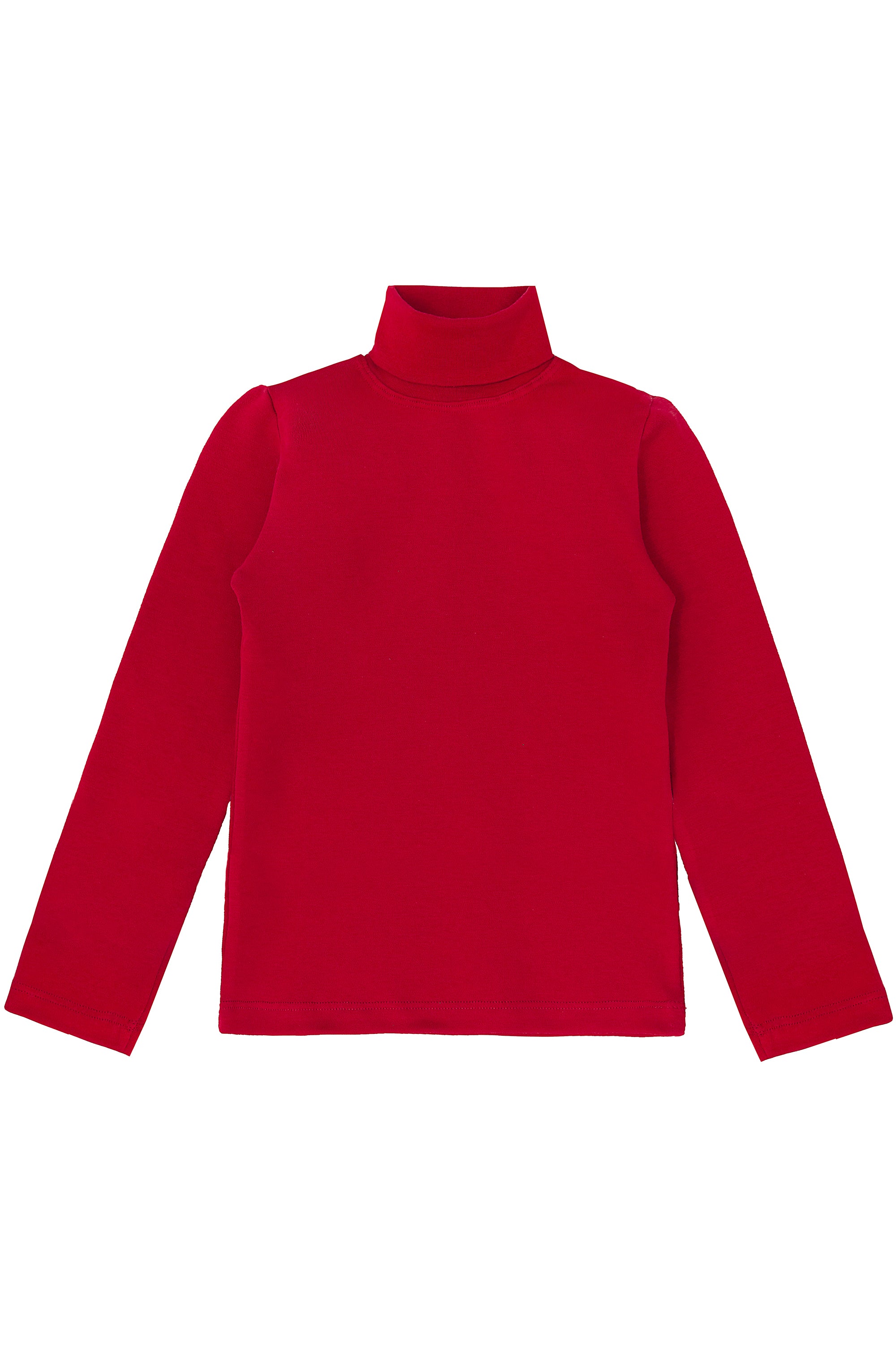 Girls' Solid Cotton Shirt Basic Long Sleeve Turtleneck T-Shirt / 5 to 8 Years LILAX