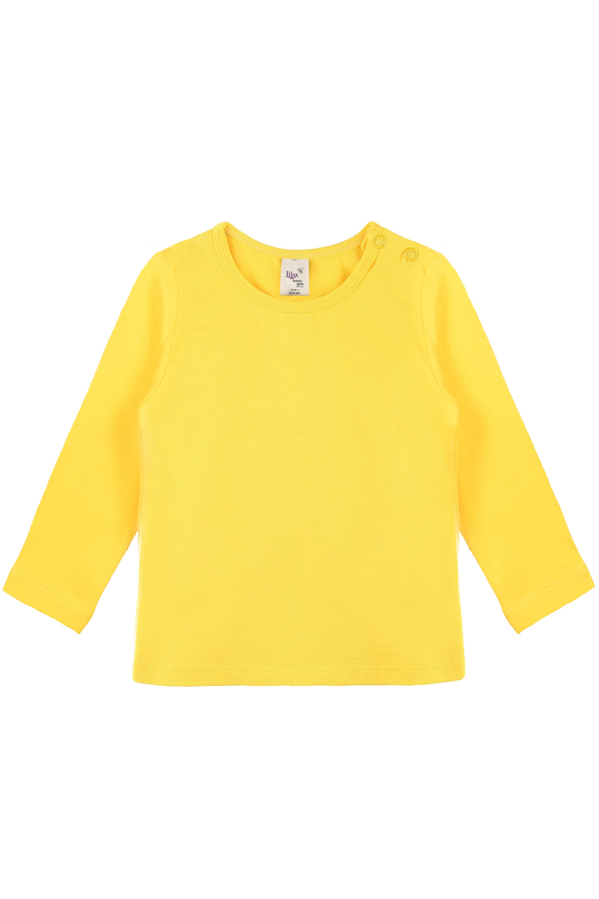 Baby Girls' Basic Long Sleeve Round Neck T-Shirt / 12 to 24 Months