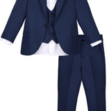 Boys Formal Suit Dresswear 5 Piece Suit Set LILAX