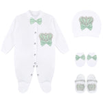 Baby Girls' Layette Set 4 Piece Gift Set for Newborns LILAX