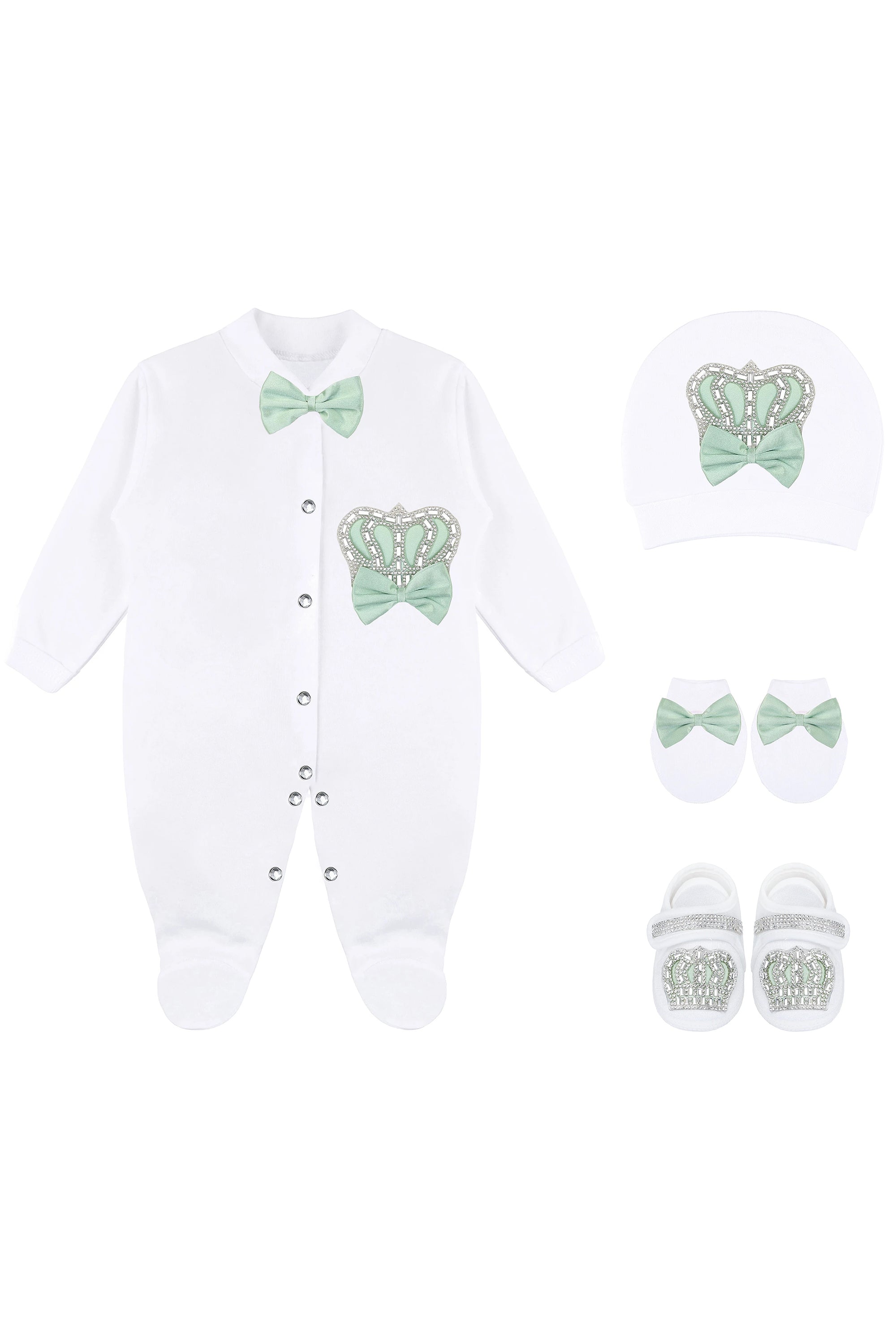 Baby Girls' Layette Set 4 Piece Gift Set for Newborns LILAX