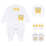 Baby Girls' Layette Set 4 Piece Gift Set for Newborns LILAX