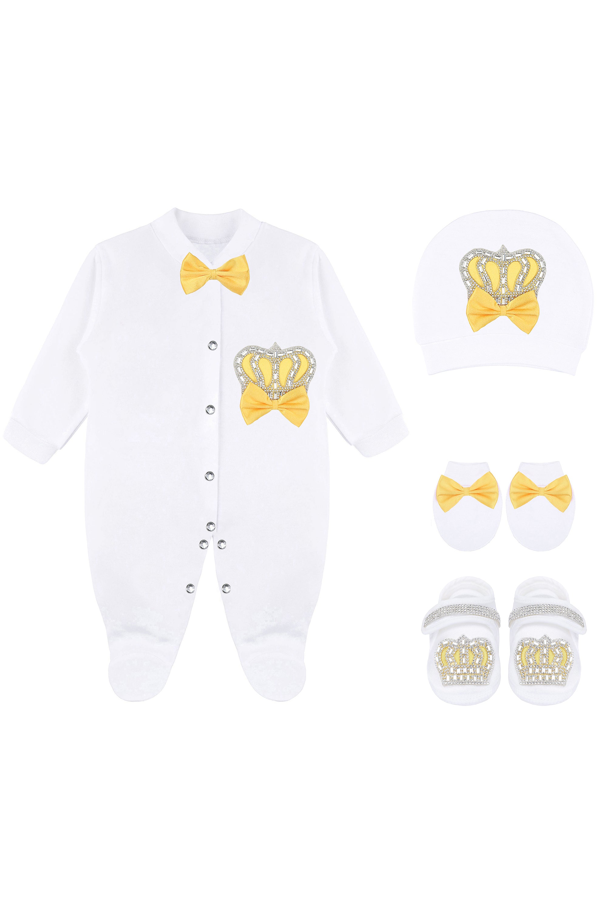 Baby Girls' Layette Set 4 Piece Gift Set for Newborns LILAX