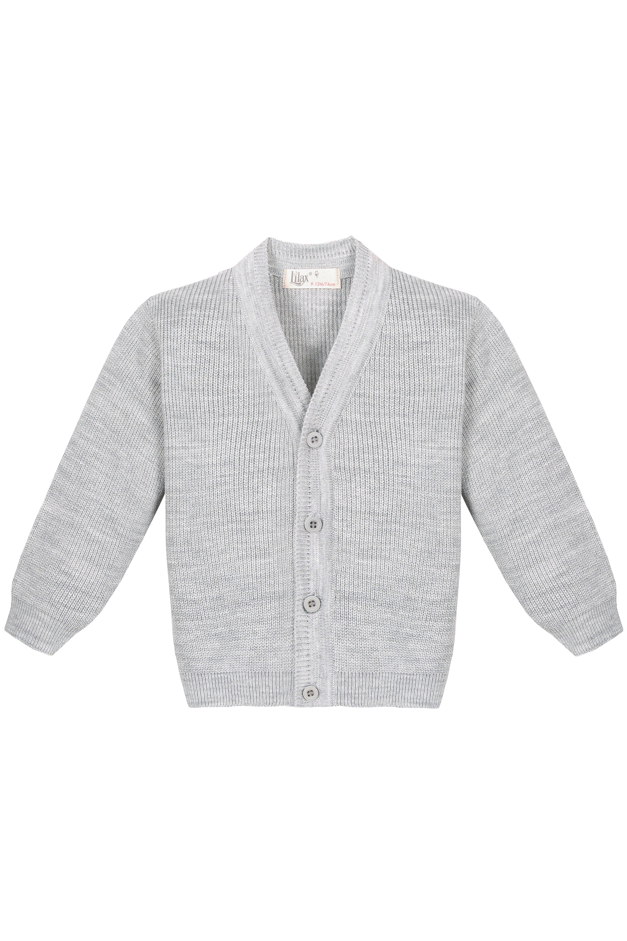 Classic Knit V-Neck Cardigan Sweater for Baby & Toddler Boys with Long Sleeves OZAK TRIKO (MUSTAFA CENGIZ OZBOZ )