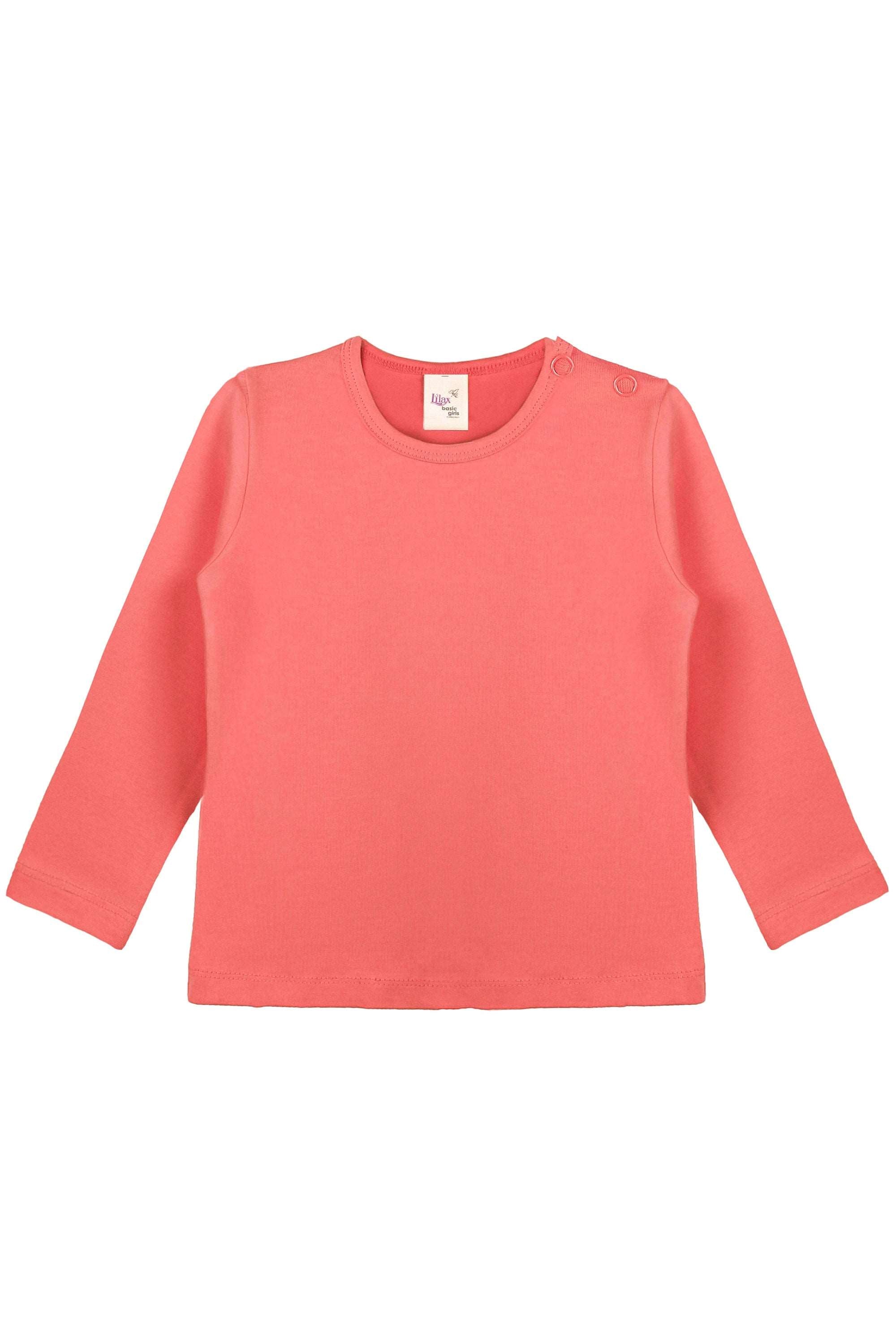 Baby Girls' Basic Long Sleeve Round Neck T-Shirt / 12 to 24 Months