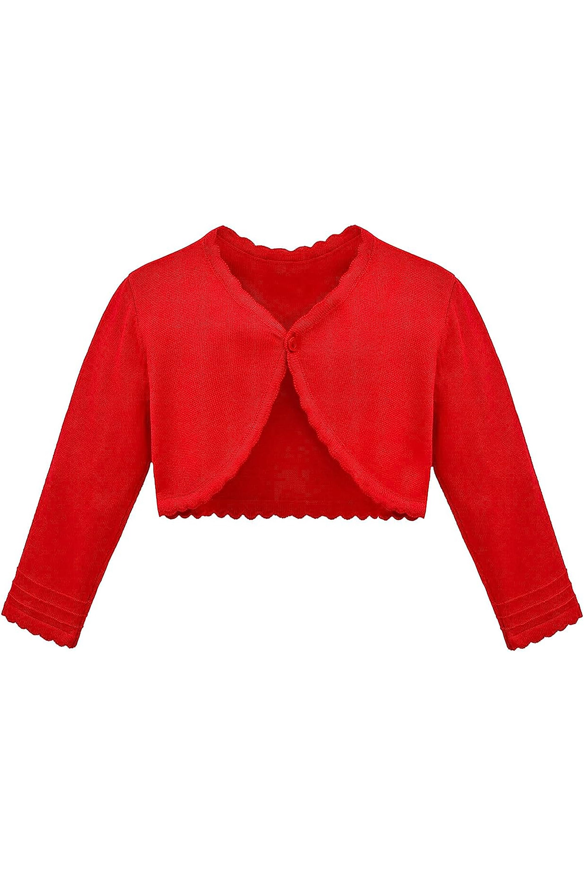 Baby Girls' Knitted Bolero Cardigan