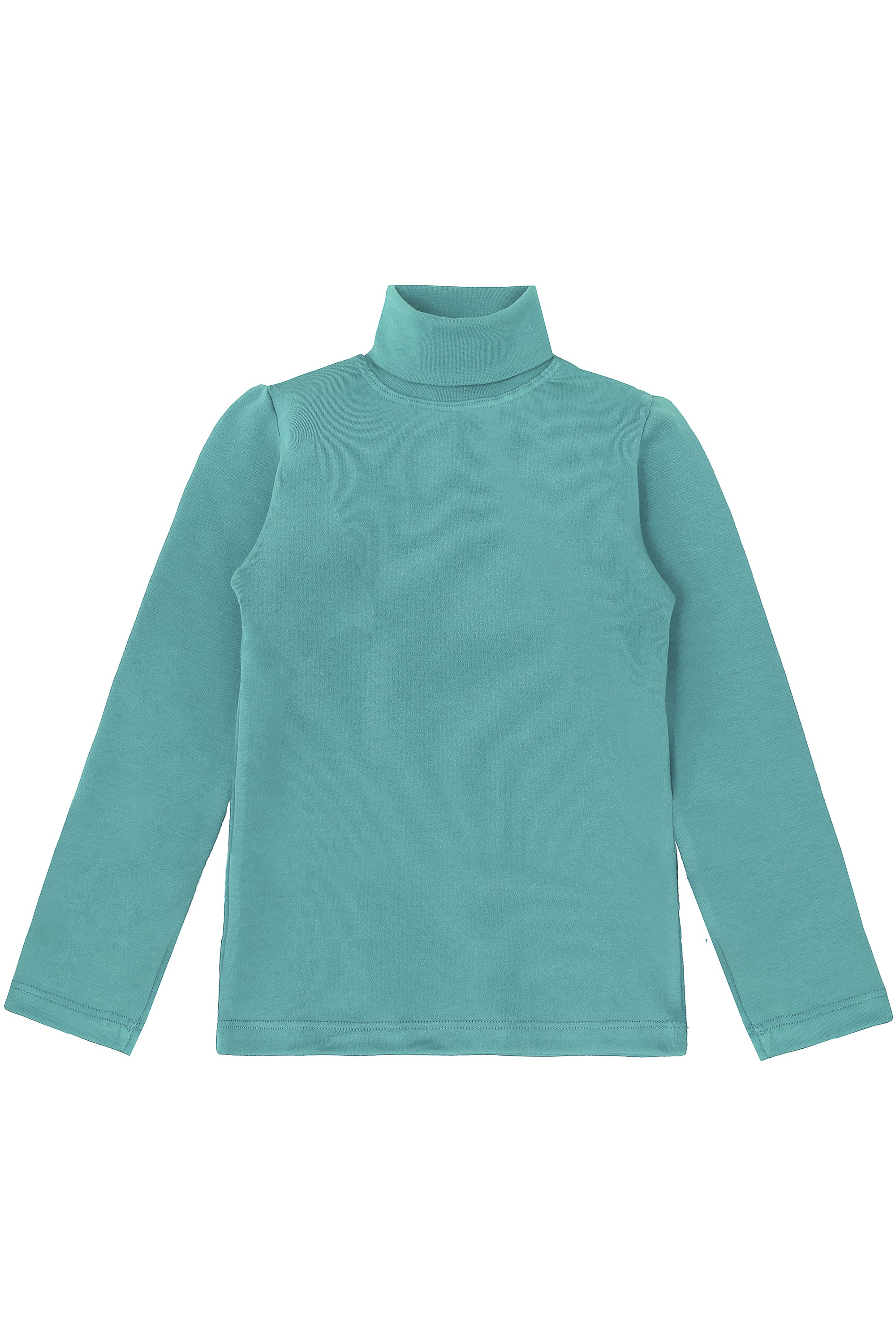 Girls' Solid Cotton Shirt Basic Long Sleeve Turtleneck T-Shirt / Toddler LILAX