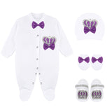 Baby Girls' Layette Set 4 Piece Gift Set for Newborns LILAX