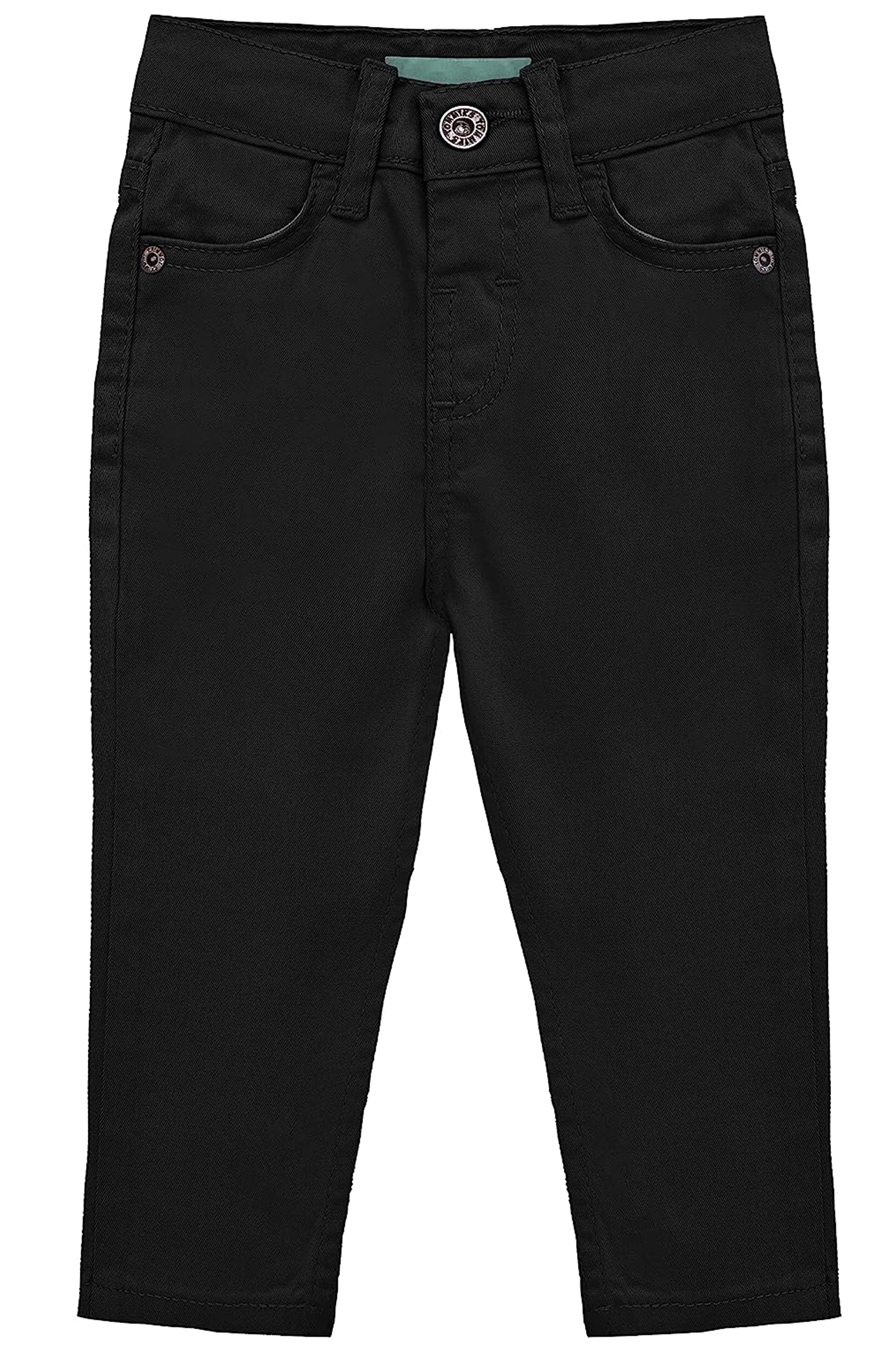 Little & Youth Boys' Chino Pants - Stretchy Cotton Pull-On Pants LILAX