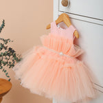 Enchanting Tulle Princess Tutu Bridal Ensemble with Coordinating Shoes and Headband LILAX