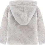 Cozy Girls' Hooded Jacket Faux Fur Winter Coat LILAX