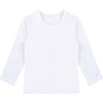 Girls' Basic Crewneck Long Sleeve Cotton T-Shirt / 8 to 10 Years LILAX