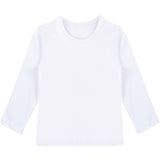 Girls' Basic Crewneck Long Sleeve Cotton T-Shirt / 8 to 10 Years LILAX