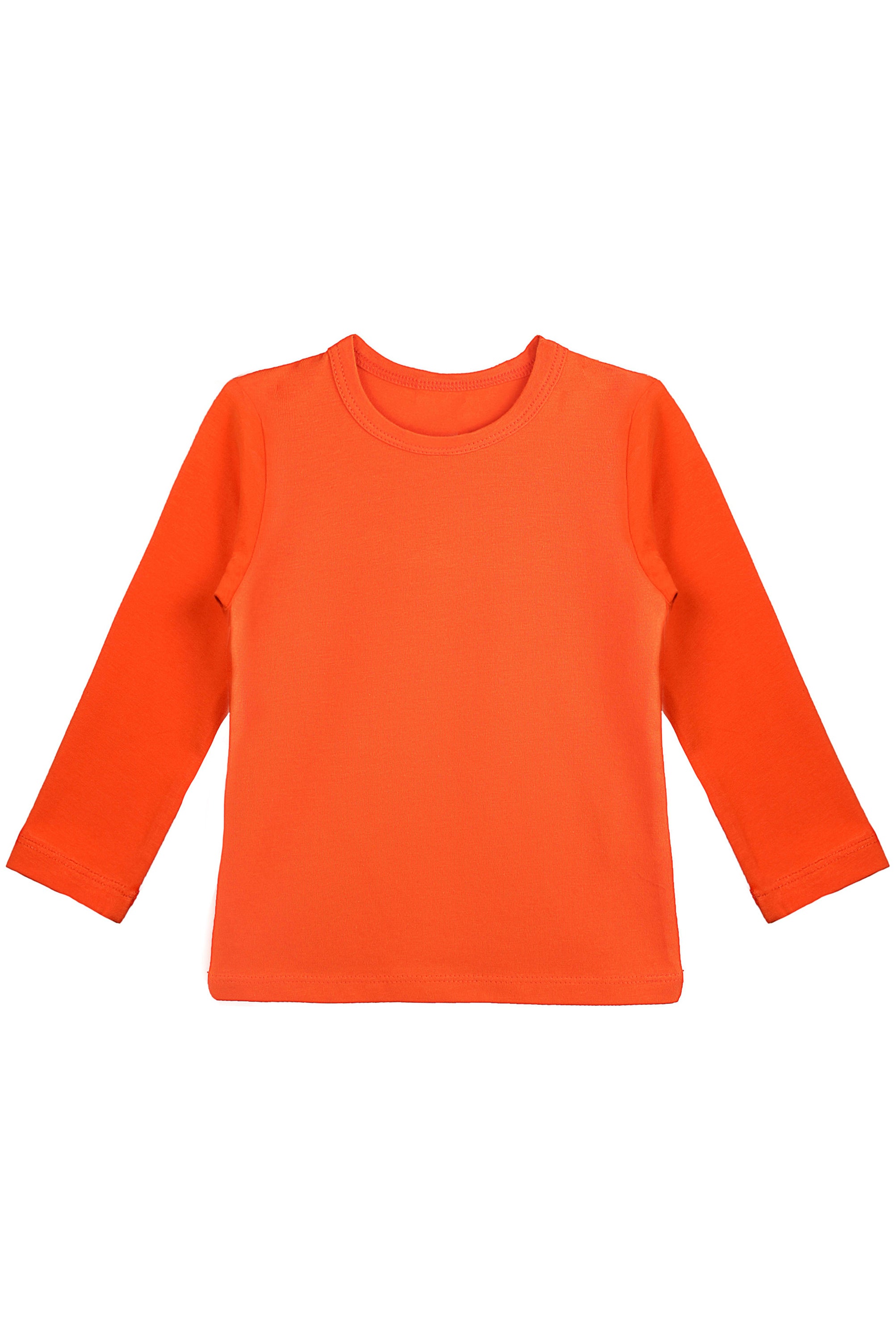 Girls' Basic Crewneck Long Sleeve Cotton T-Shirt / Toddler LILAX