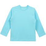 Girls' Basic Crewneck Long Sleeve Cotton T-Shirt / Toddler LILAX