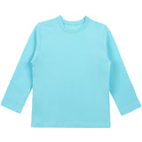 Girls' Basic Crewneck Long Sleeve Cotton T-Shirt / Toddler LILAX