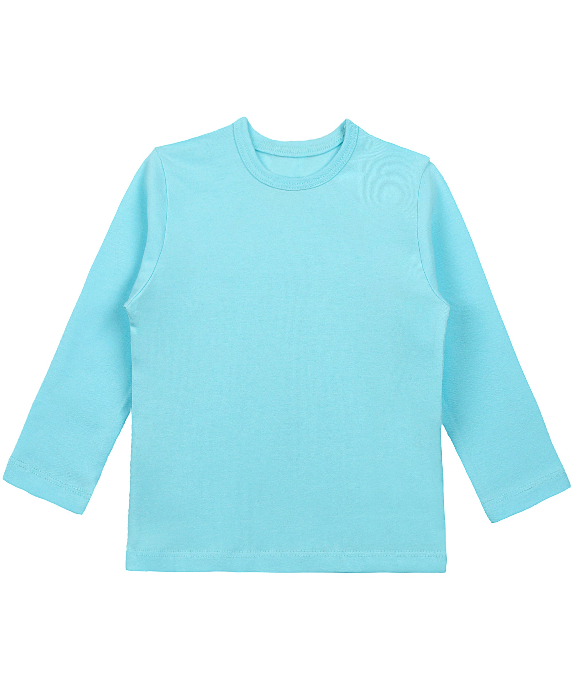 Girls cotton basic solid crewneck t-shirt; best for baby girl clothes & christmas gift ideas