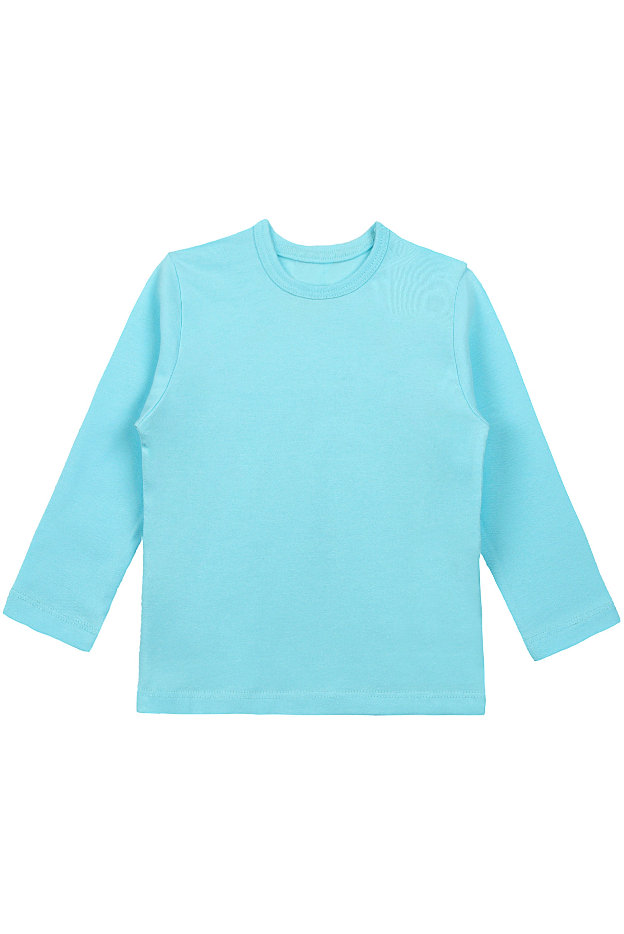 Girls' Basic Crewneck Long Sleeve Cotton T-Shirt / Toddler LILAX