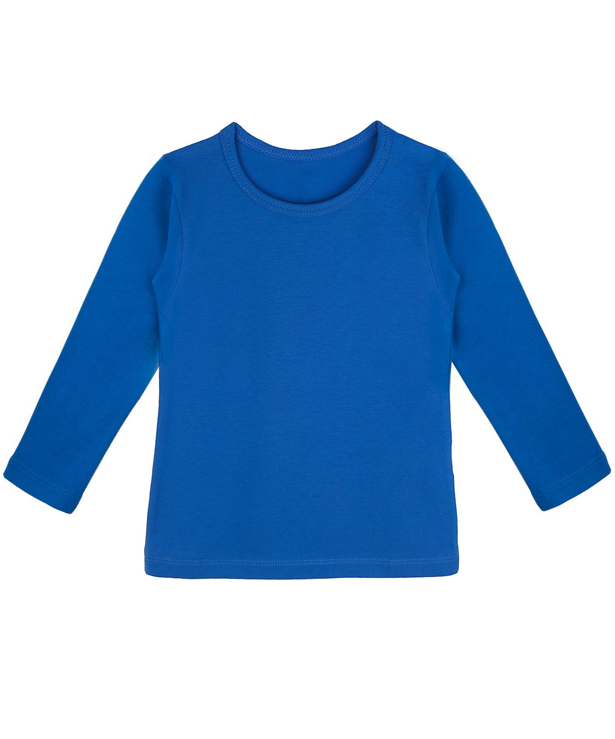 Girls cotton basic solid crewneck t-shirt; best for baby girl clothes & christmas gift ideas