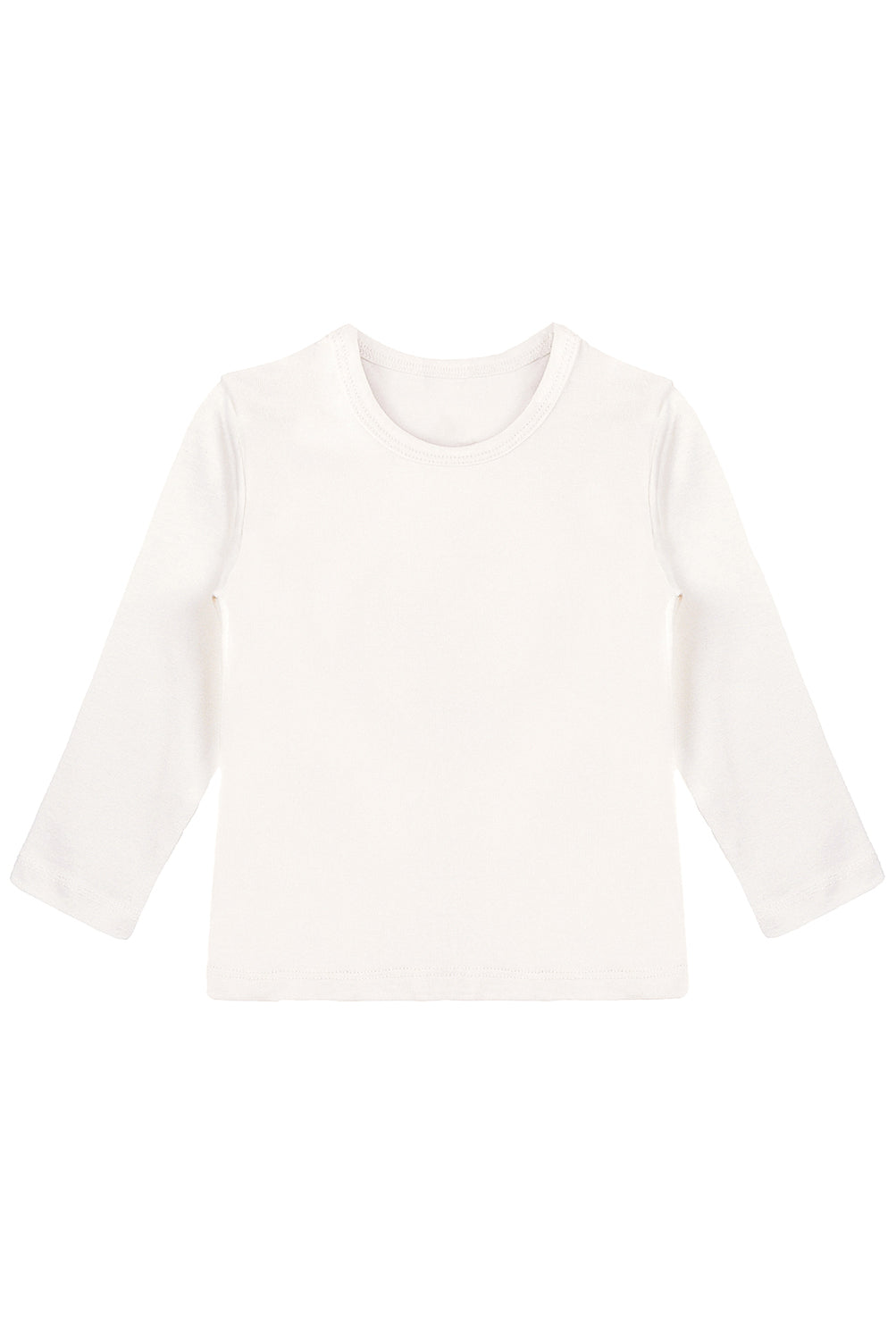 Girls' Basic Crewneck Long Sleeve Cotton T-Shirt / Toddler LILAX