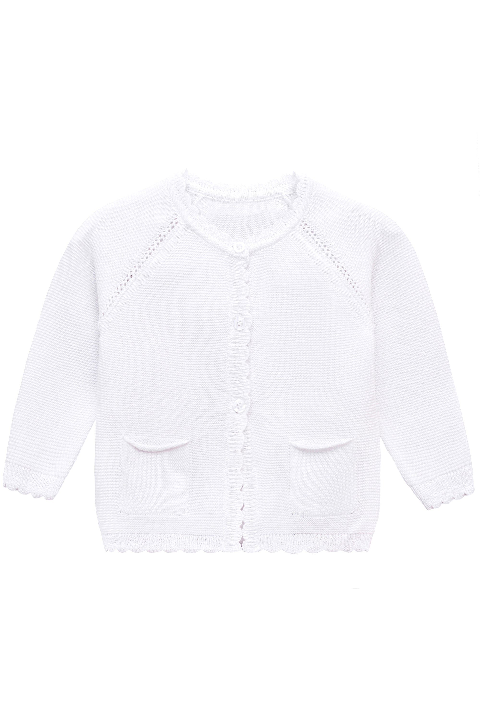 Lilax Baby Girls' and Toddler Long Sleeve Knit Cardigan with Pocket