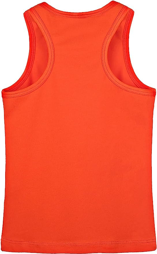 Girls' Soft Solid Cotton Blend Racerback Tank Top / 11-12 Years LILAX