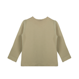 Toddler Cotton Long Sleeve Basic Crewneck T-Shirt