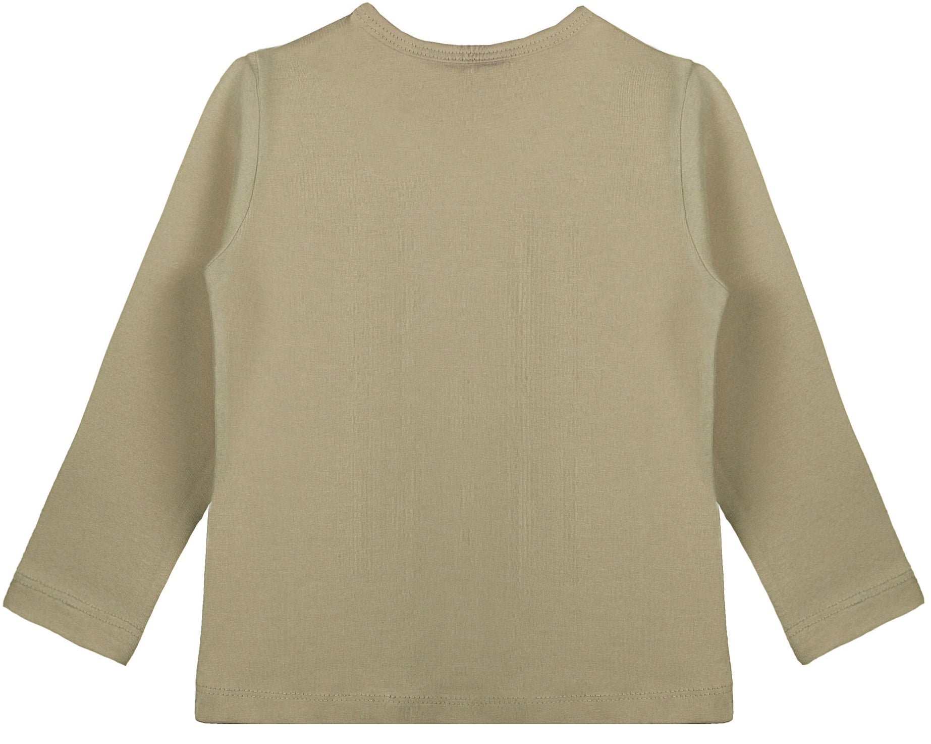 Girls' Basic Crewneck Long Sleeve Cotton T-Shirt  / 5 to 7 Years lilax