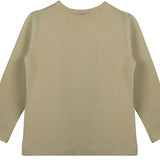 Girls' Basic Crewneck Long Sleeve Cotton T-Shirt  / 5 to 7 Years lilax