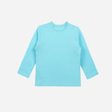 Toddler Cotton Long Sleeve Basic Crewneck T-Shirt