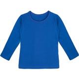 Girls' Basic Crewneck Long Sleeve Cotton T-Shirt / 11-12 Years LILAX