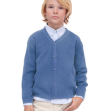 Boys Classic Knit V-Neck Cardigan Sweater